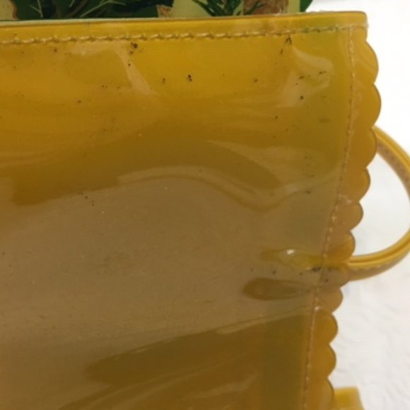 Liz Claiborne Vinyl Mini Merry Christmas Tote Bag 9x4x8 - Picture 12 of 12